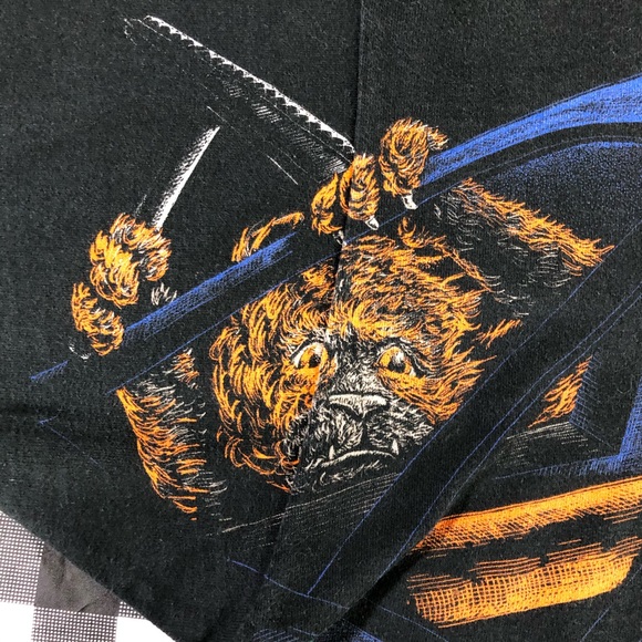 Nascar K9 Dog Racing Crazy Cats All Over Print 90s - Picture 6 of 9